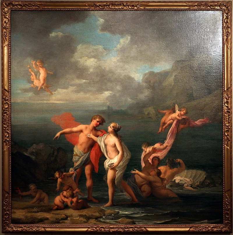 Venere e adone con le nereidi - museo del settecento Veneziano